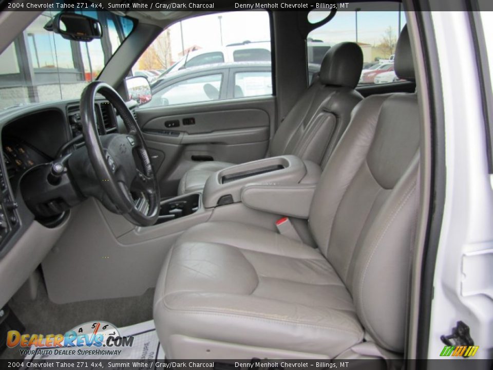 2004 Chevrolet Tahoe Z71 4x4 Summit White / Gray/Dark Charcoal Photo #16