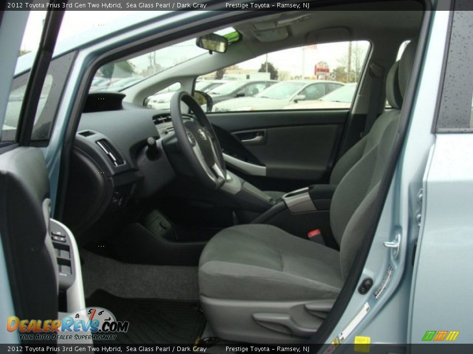 Dark Gray Interior - 2012 Toyota Prius 3rd Gen Two Hybrid Photo #7