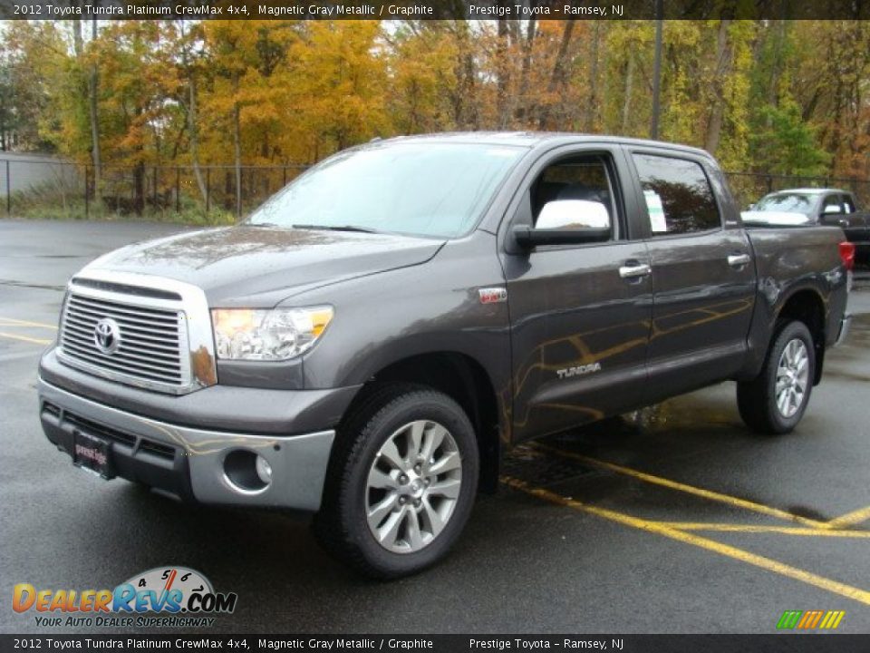 2012 Toyota Tundra Platinum CrewMax 4x4 Magnetic Gray Metallic / Graphite Photo #3