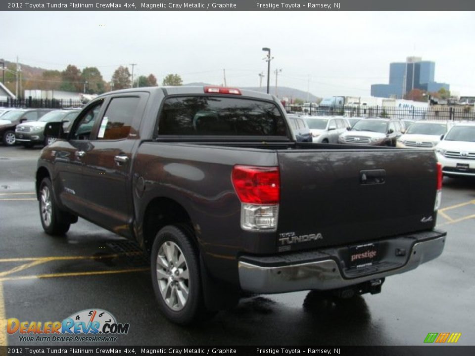 2012 Toyota Tundra Platinum CrewMax 4x4 Magnetic Gray Metallic / Graphite Photo #4