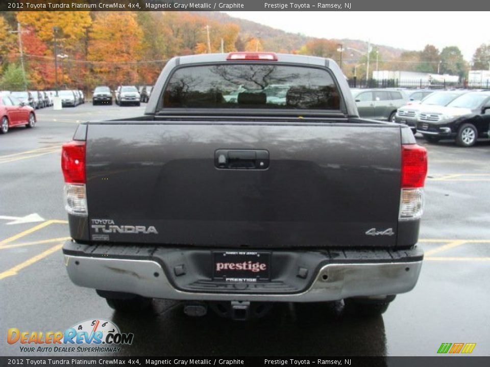 2012 Toyota Tundra Platinum CrewMax 4x4 Magnetic Gray Metallic / Graphite Photo #5