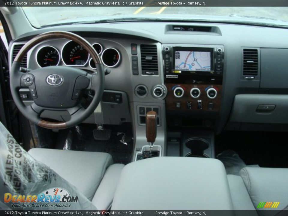 2012 Toyota Tundra Platinum CrewMax 4x4 Magnetic Gray Metallic / Graphite Photo #9