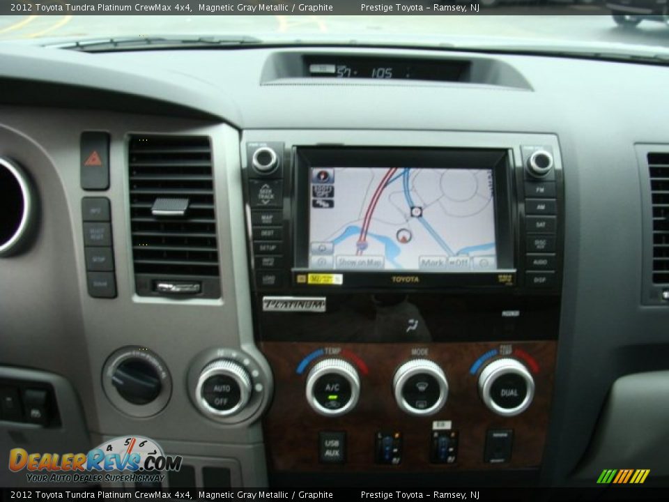 2012 Toyota Tundra Platinum CrewMax 4x4 Magnetic Gray Metallic / Graphite Photo #10