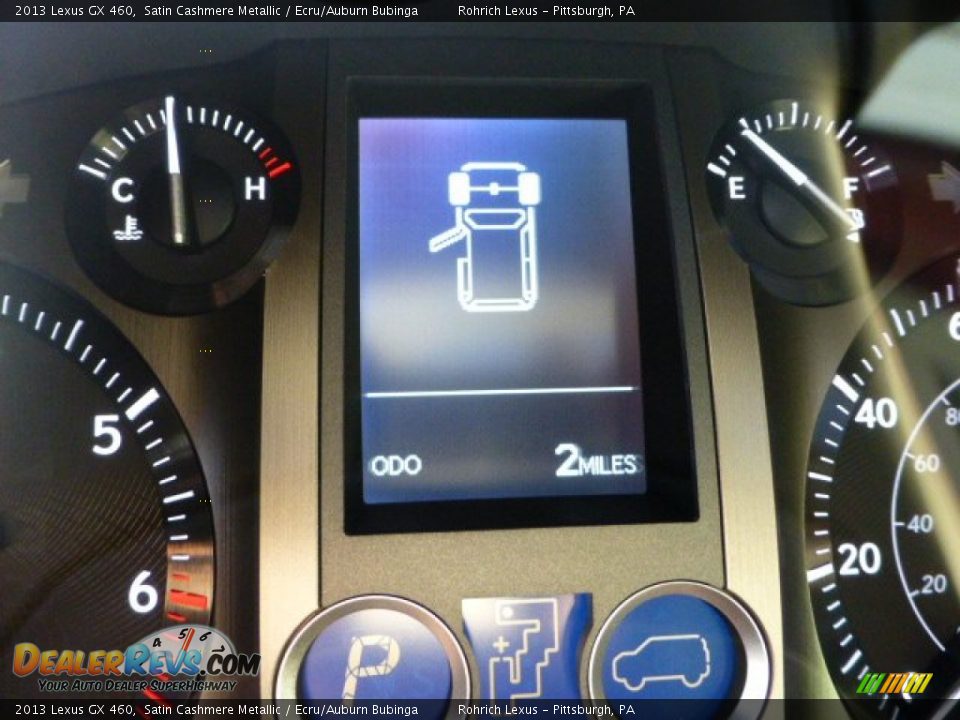 2013 Lexus GX 460 Satin Cashmere Metallic / Ecru/Auburn Bubinga Photo #18