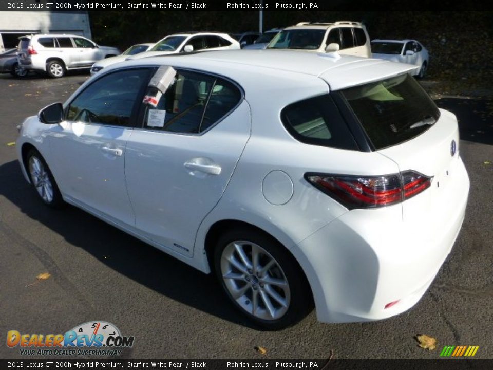 2013 Lexus CT 200h Hybrid Premium Starfire White Pearl / Black Photo #2