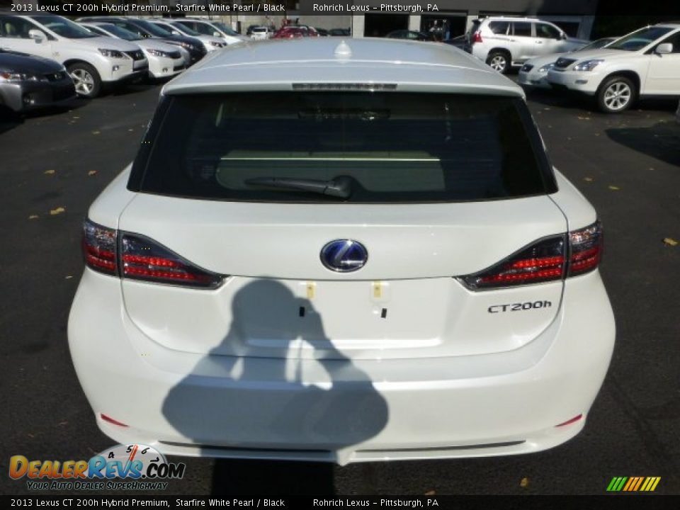 2013 Lexus CT 200h Hybrid Premium Starfire White Pearl / Black Photo #3