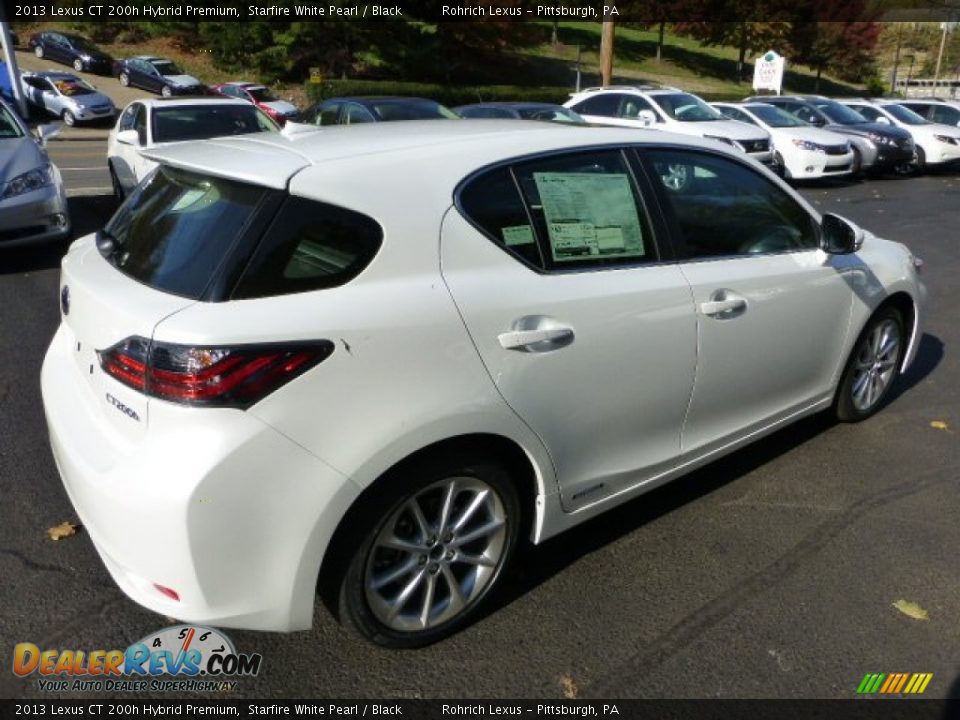 2013 Lexus CT 200h Hybrid Premium Starfire White Pearl / Black Photo #4