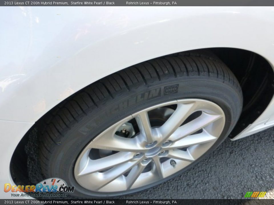 2013 Lexus CT 200h Hybrid Premium Starfire White Pearl / Black Photo #8