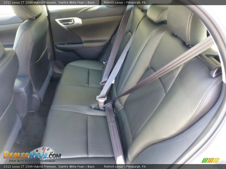 Black Interior - 2013 Lexus CT 200h Hybrid Premium Photo #10