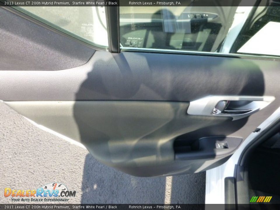 2013 Lexus CT 200h Hybrid Premium Starfire White Pearl / Black Photo #12