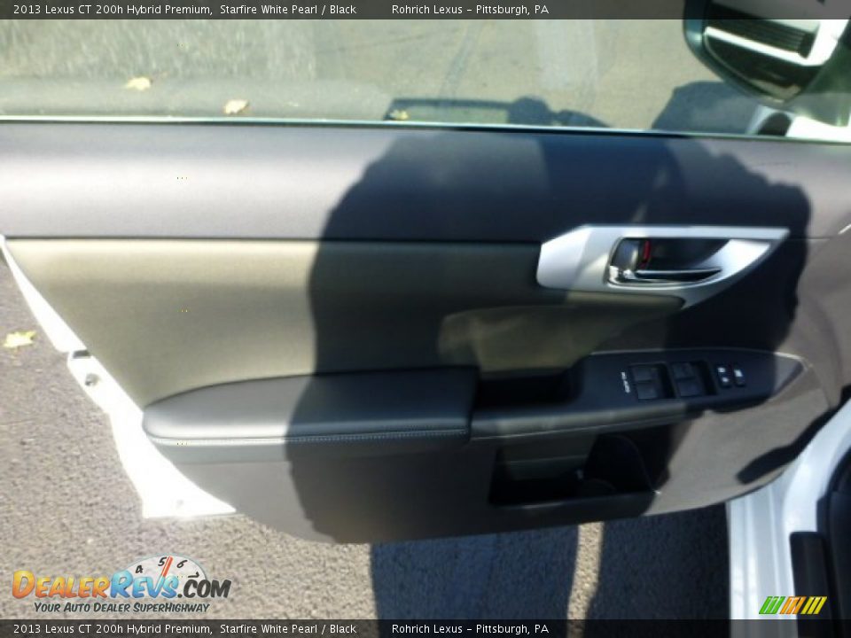 2013 Lexus CT 200h Hybrid Premium Starfire White Pearl / Black Photo #13