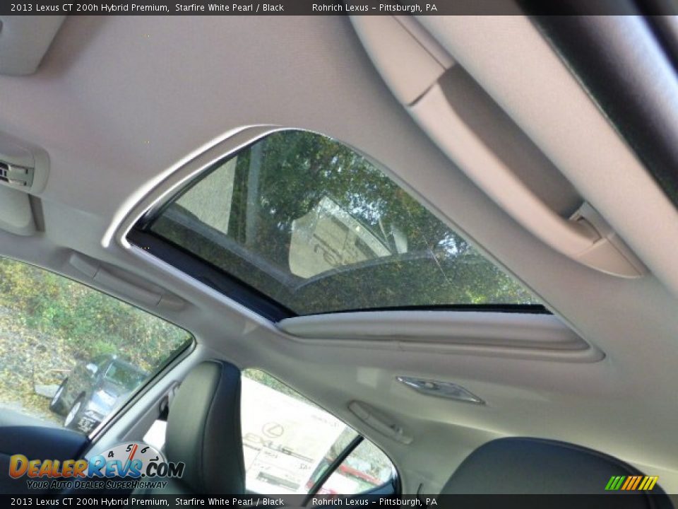 Sunroof of 2013 Lexus CT 200h Hybrid Premium Photo #15