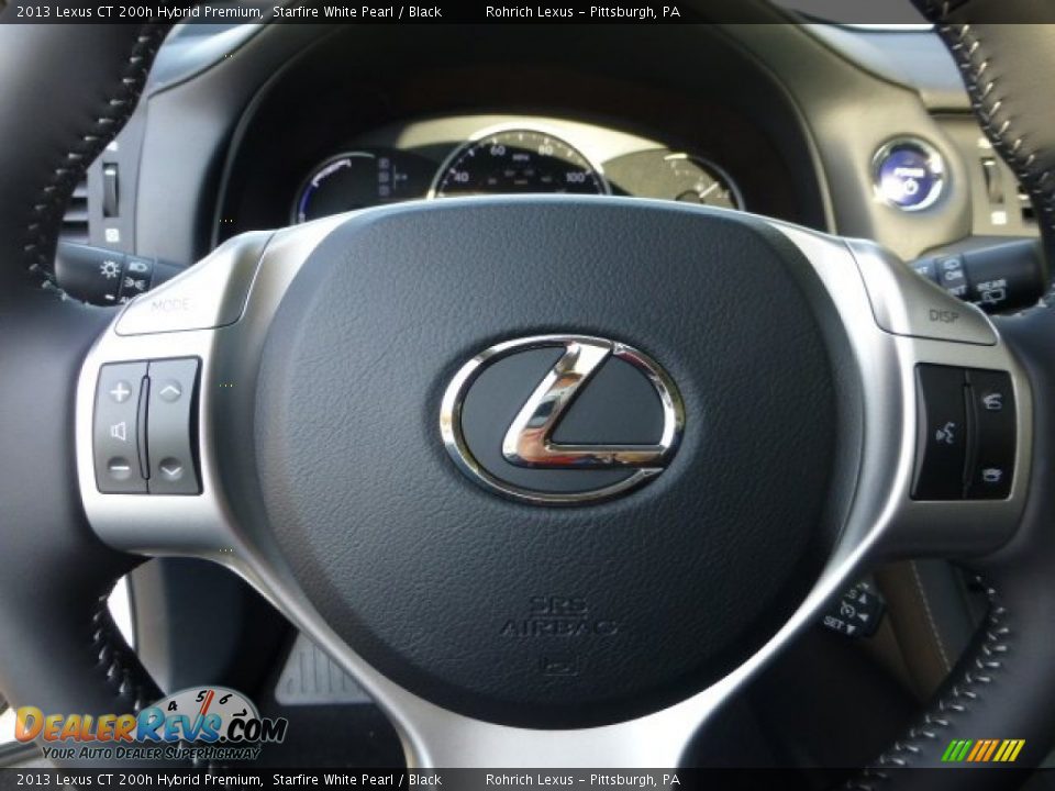 2013 Lexus CT 200h Hybrid Premium Steering Wheel Photo #17