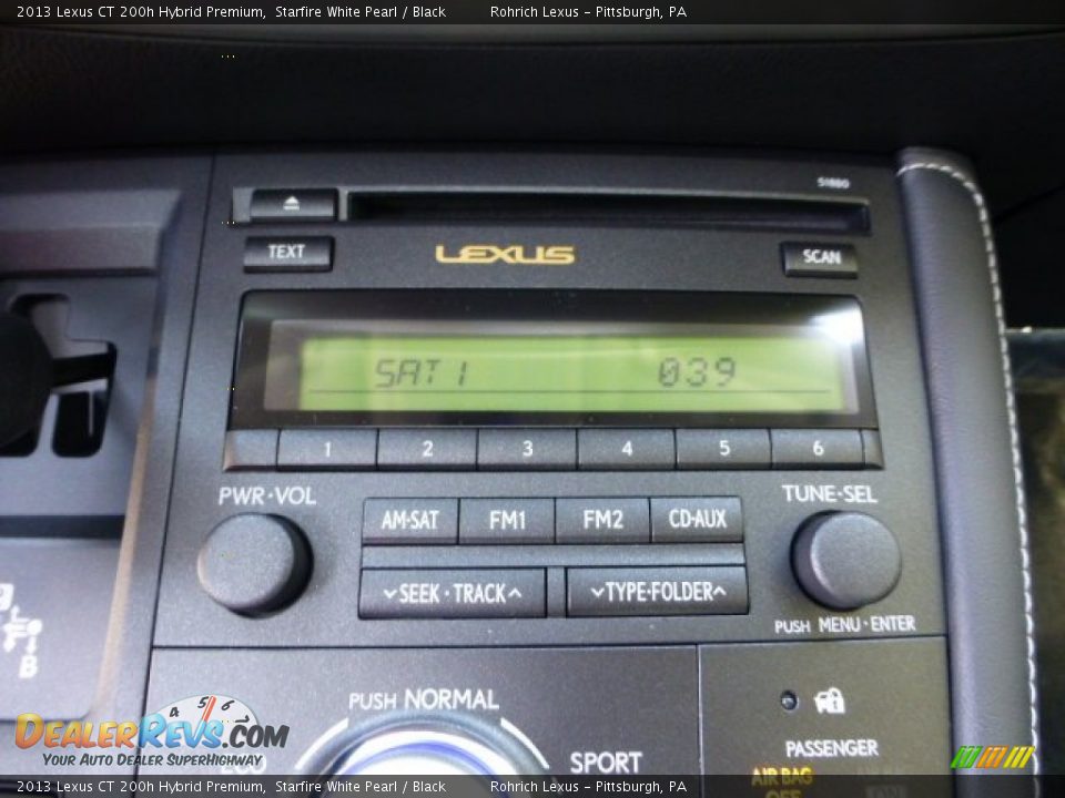 Audio System of 2013 Lexus CT 200h Hybrid Premium Photo #18