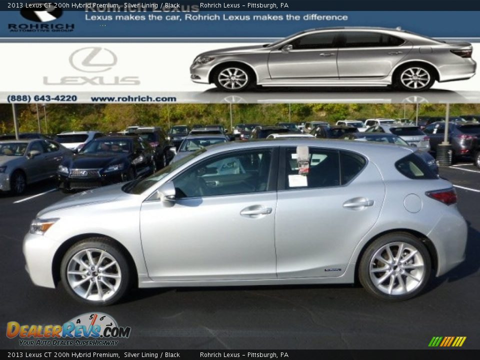 2013 Lexus CT 200h Hybrid Premium Silver Lining / Black Photo #1