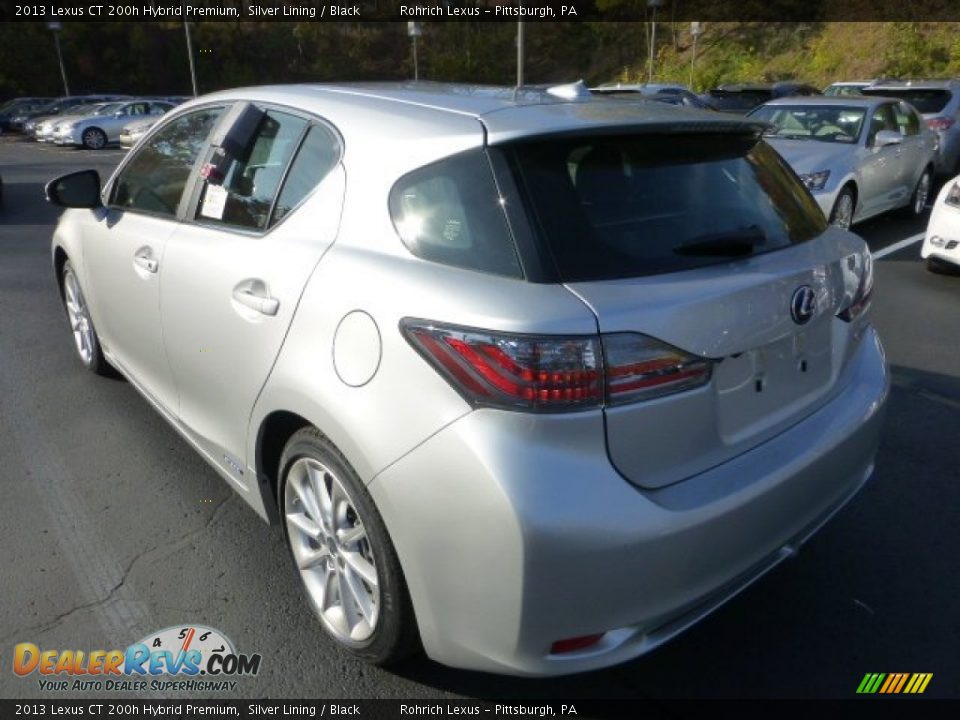 2013 Lexus CT 200h Hybrid Premium Silver Lining / Black Photo #2