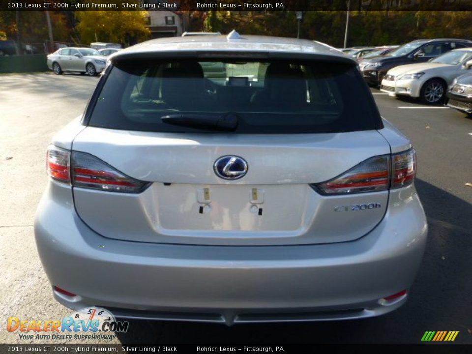 2013 Lexus CT 200h Hybrid Premium Silver Lining / Black Photo #3