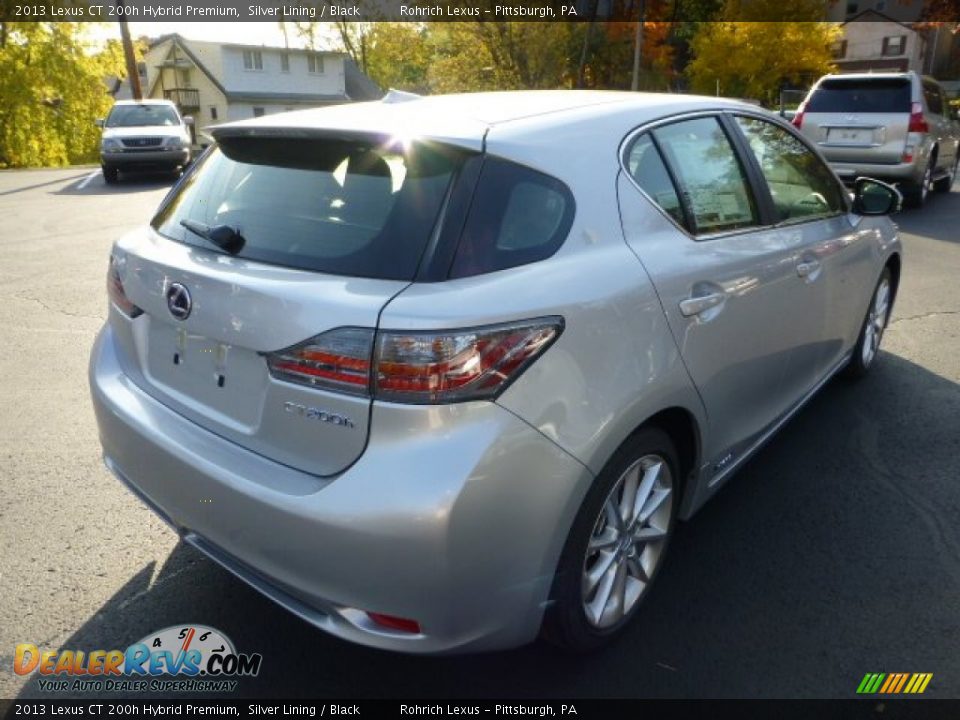 2013 Lexus CT 200h Hybrid Premium Silver Lining / Black Photo #4