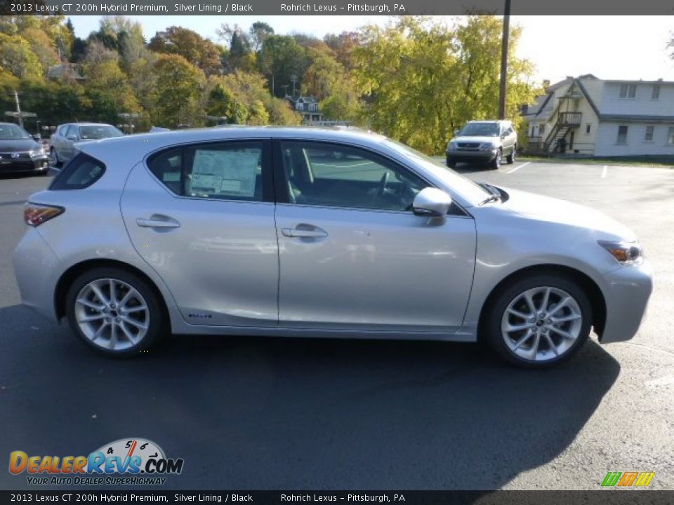 Silver Lining 2013 Lexus CT 200h Hybrid Premium Photo #5