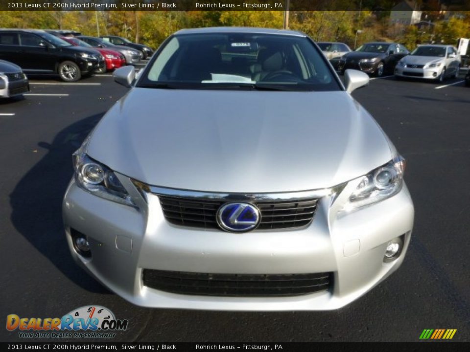 2013 Lexus CT 200h Hybrid Premium Silver Lining / Black Photo #7