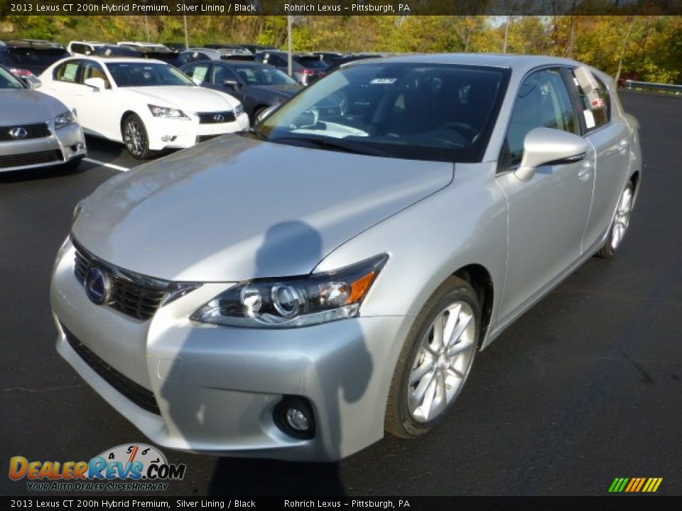 2013 Lexus CT 200h Hybrid Premium Silver Lining / Black Photo #8