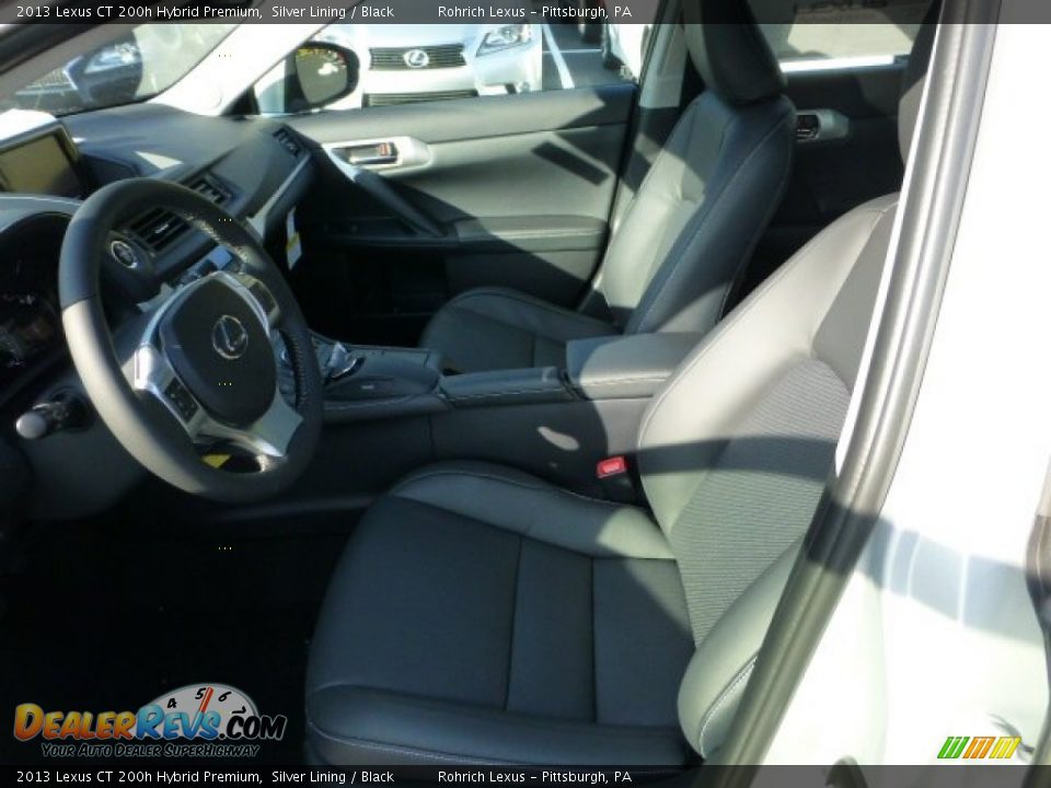2013 Lexus CT 200h Hybrid Premium Silver Lining / Black Photo #10