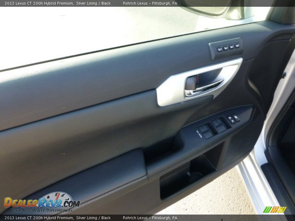 2013 Lexus CT 200h Hybrid Premium Silver Lining / Black Photo #14