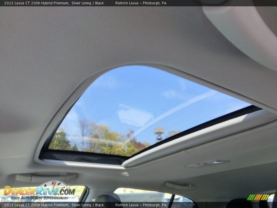 2013 Lexus CT 200h Hybrid Premium Silver Lining / Black Photo #15