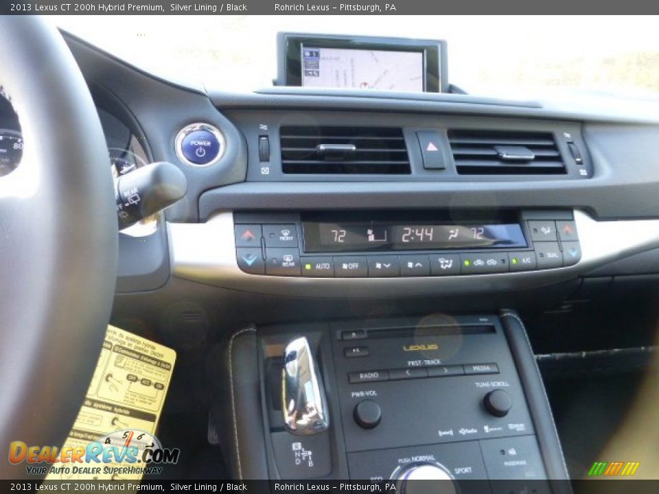 Controls of 2013 Lexus CT 200h Hybrid Premium Photo #17