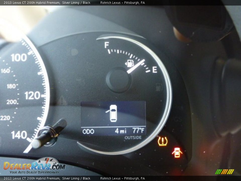 2013 Lexus CT 200h Hybrid Premium Silver Lining / Black Photo #18