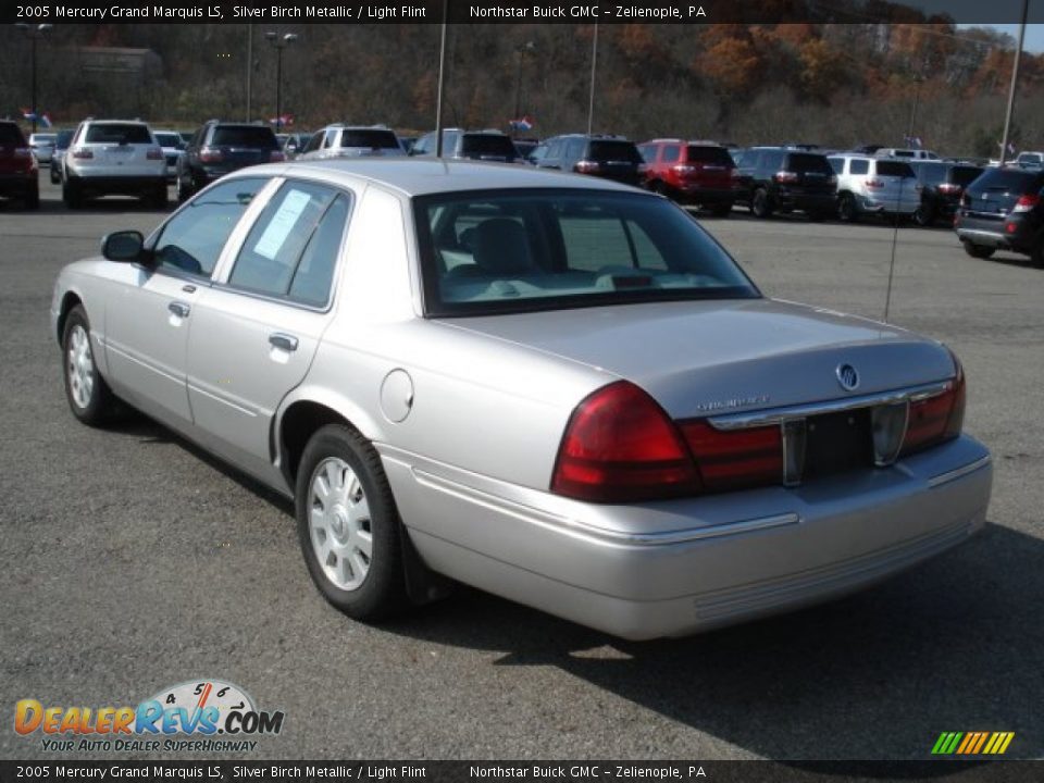 2005 Mercury Grand Marquis LS Silver Birch Metallic / Light Flint Photo #4
