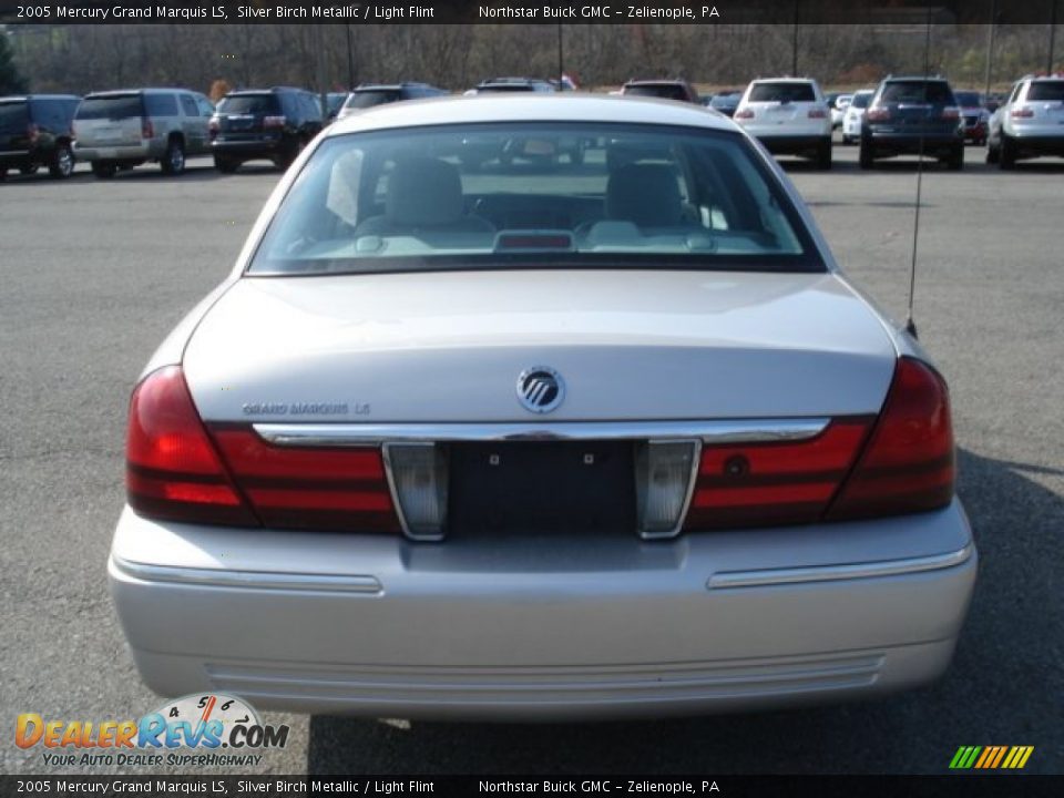 2005 Mercury Grand Marquis LS Silver Birch Metallic / Light Flint Photo #5