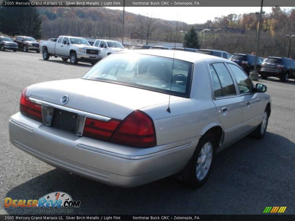 2005 Mercury Grand Marquis LS Silver Birch Metallic / Light Flint Photo #6