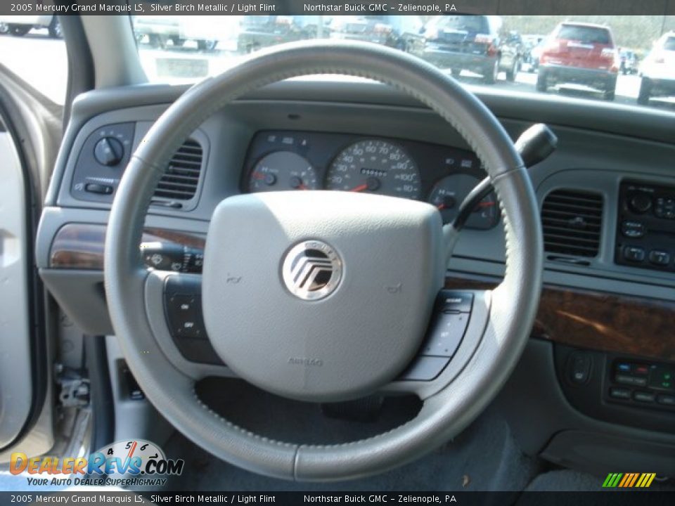 2005 Mercury Grand Marquis LS Silver Birch Metallic / Light Flint Photo #13