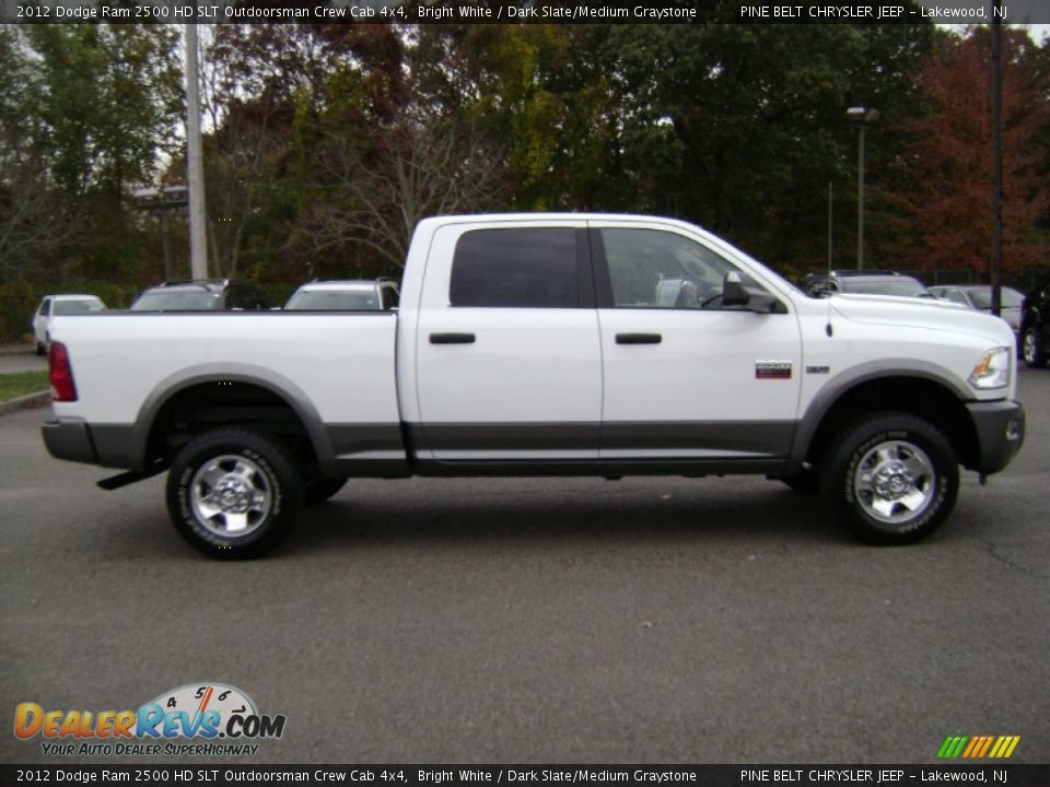 Bright White 2012 Dodge Ram 2500 HD SLT Outdoorsman Crew Cab 4x4 Photo #4