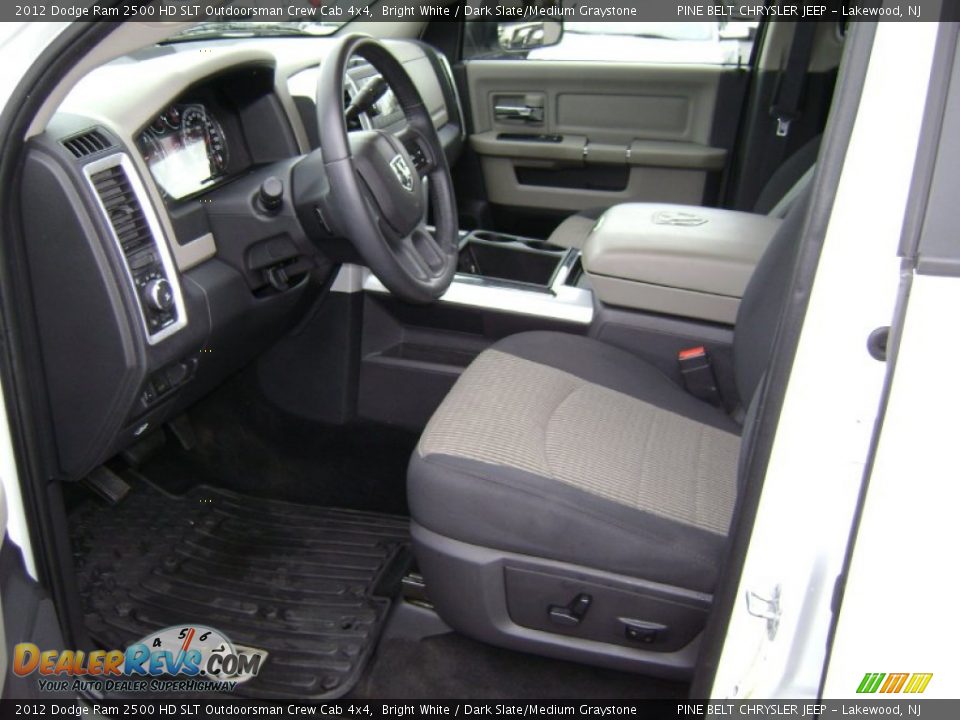 2012 Dodge Ram 2500 HD SLT Outdoorsman Crew Cab 4x4 Bright White / Dark Slate/Medium Graystone Photo #11