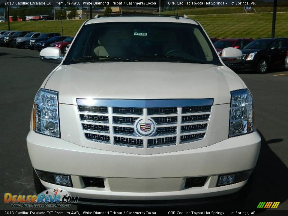 White Diamond Tricoat 2013 Cadillac Escalade EXT Premium AWD Photo #8