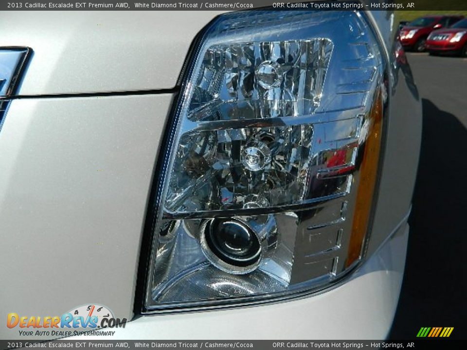 2013 Cadillac Escalade EXT Premium AWD White Diamond Tricoat / Cashmere/Cocoa Photo #9