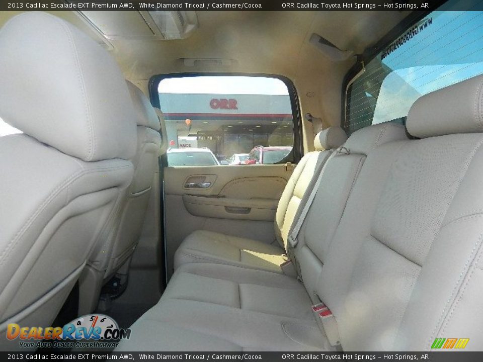 2013 Cadillac Escalade EXT Premium AWD White Diamond Tricoat / Cashmere/Cocoa Photo #12