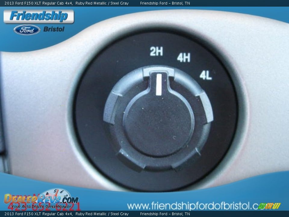 2013 Ford F150 XLT Regular Cab 4x4 Ruby Red Metallic / Steel Gray Photo #20