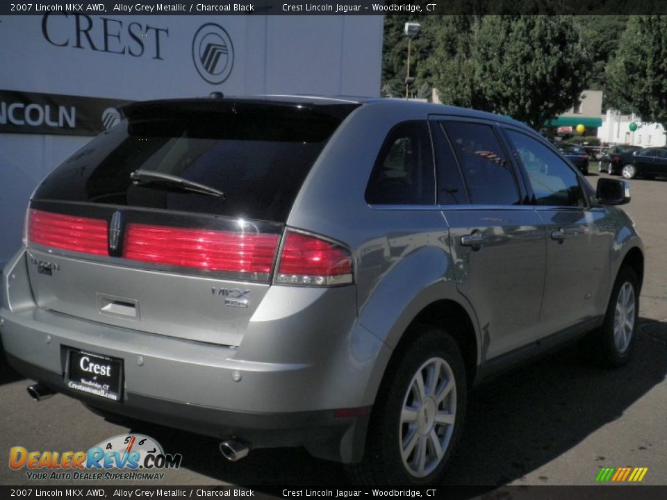 2007 Lincoln MKX AWD Alloy Grey Metallic / Charcoal Black Photo #4