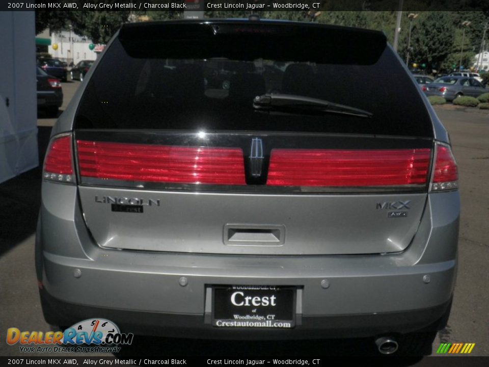 2007 Lincoln MKX AWD Alloy Grey Metallic / Charcoal Black Photo #5