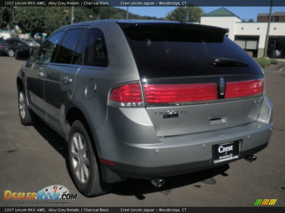 2007 Lincoln MKX AWD Alloy Grey Metallic / Charcoal Black Photo #6