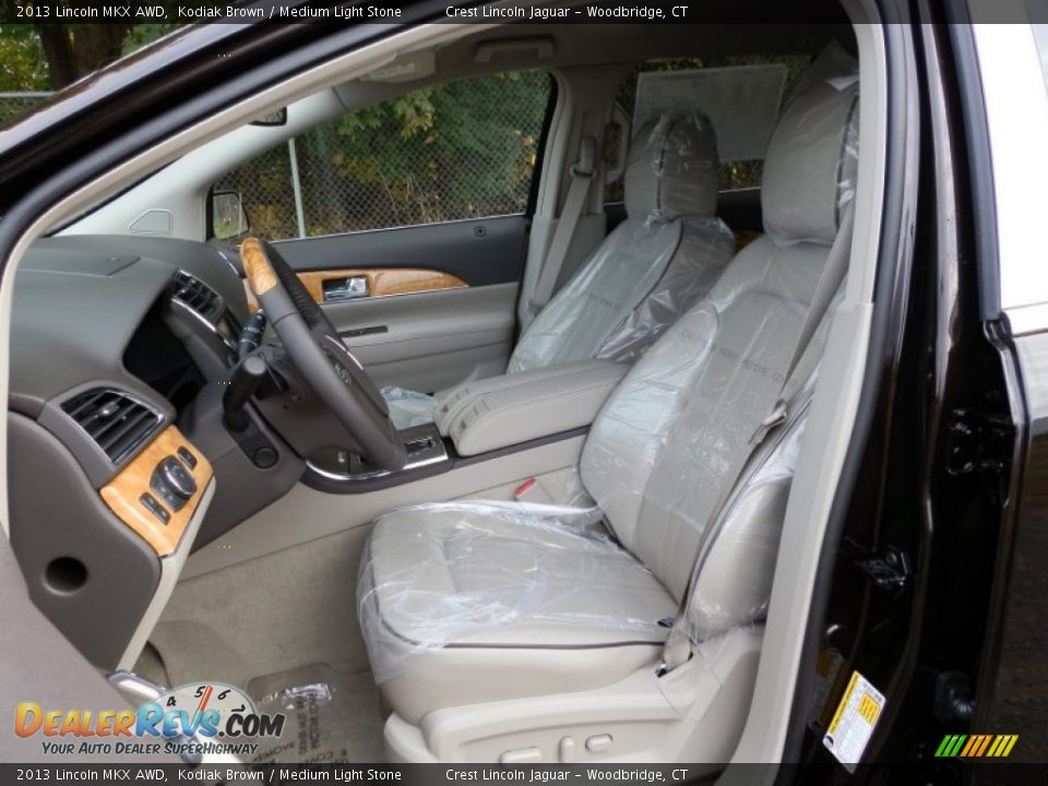 2013 Lincoln MKX AWD Kodiak Brown / Medium Light Stone Photo #8