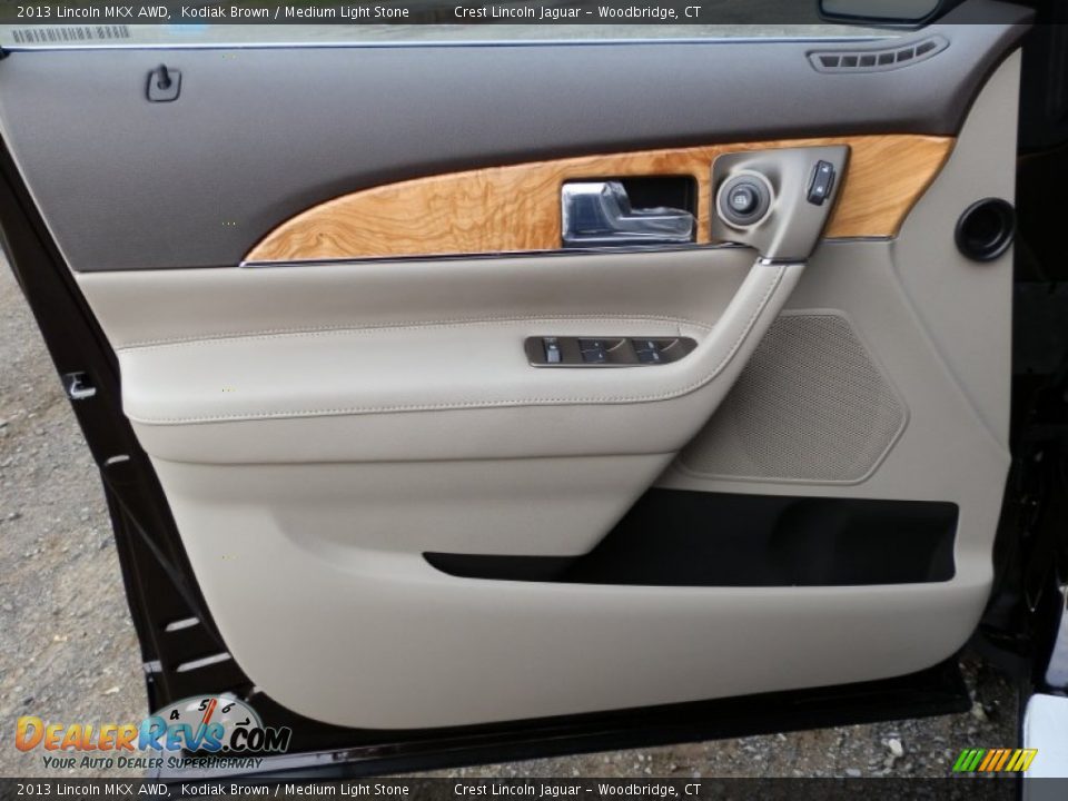 2013 Lincoln MKX AWD Kodiak Brown / Medium Light Stone Photo #12