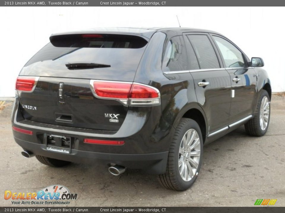 2013 Lincoln MKX AWD Tuxedo Black / Canyon Photo #4