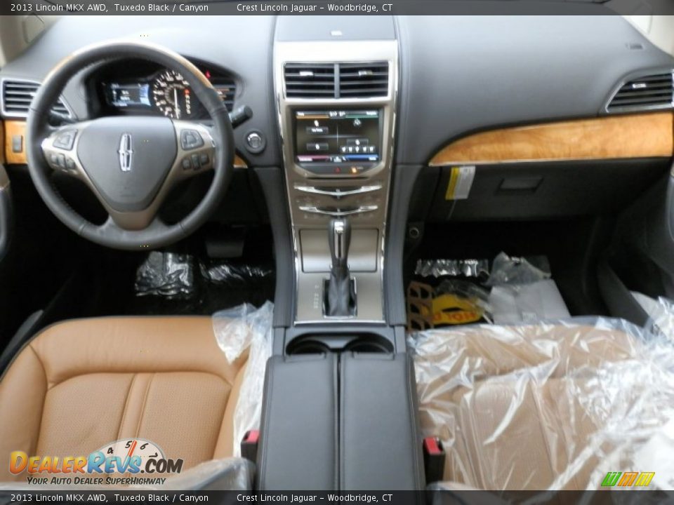2013 Lincoln MKX AWD Tuxedo Black / Canyon Photo #10