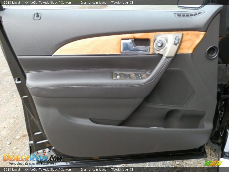 2013 Lincoln MKX AWD Tuxedo Black / Canyon Photo #13