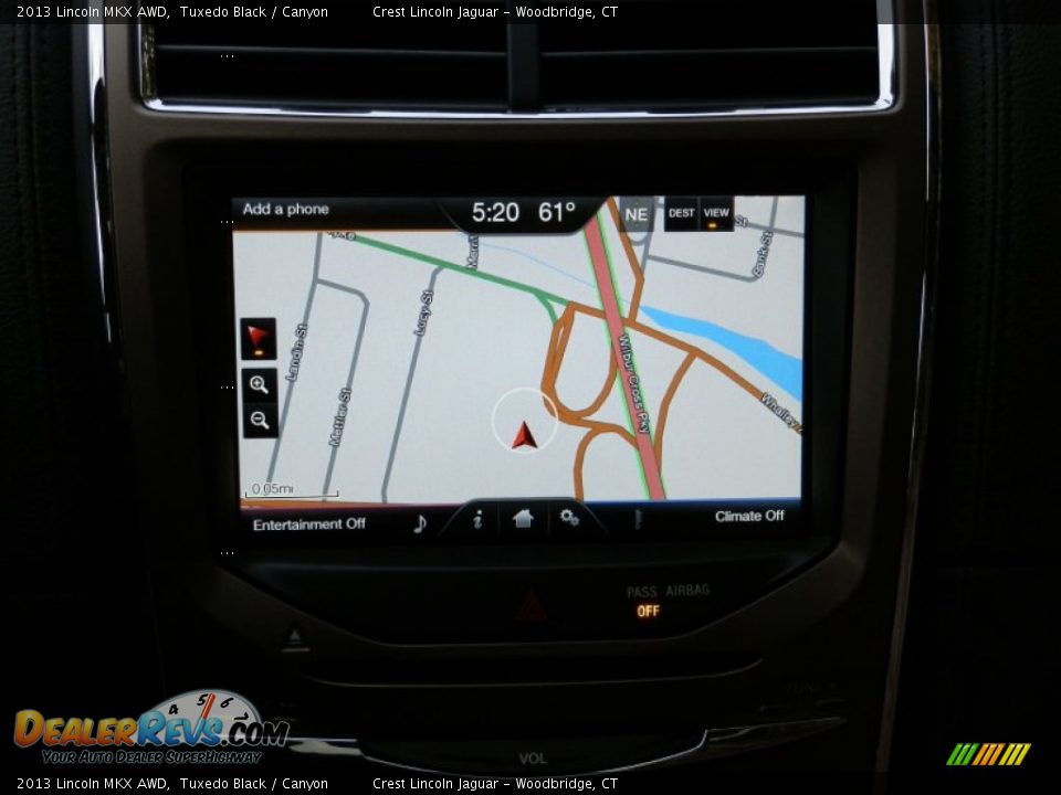 2013 Lincoln MKX AWD Tuxedo Black / Canyon Photo #14