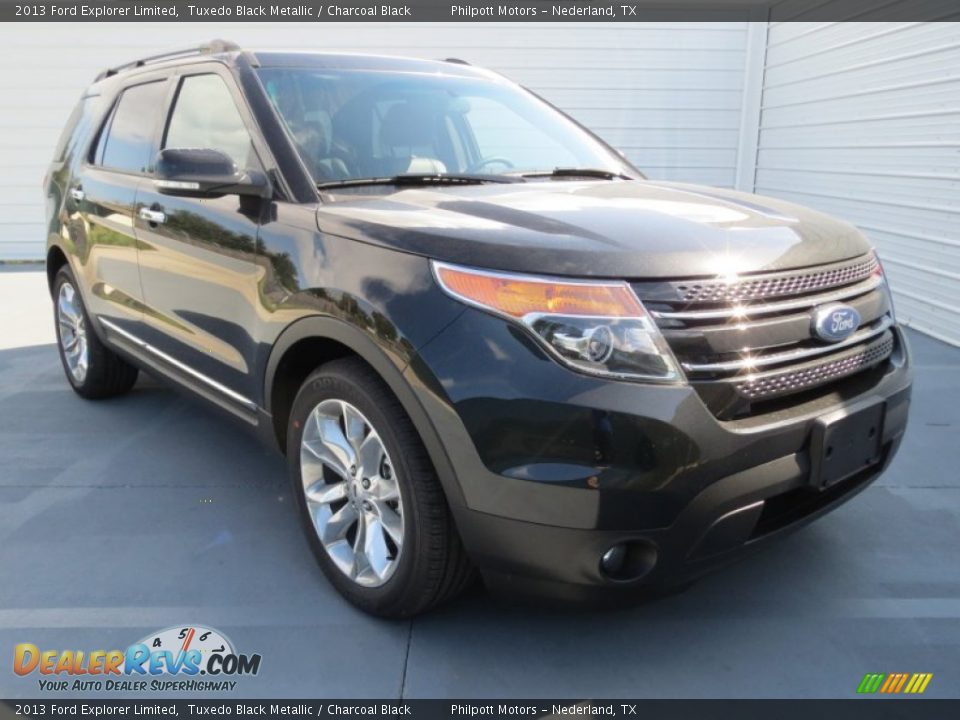 2013 Ford Explorer Limited Tuxedo Black Metallic / Charcoal Black Photo #1
